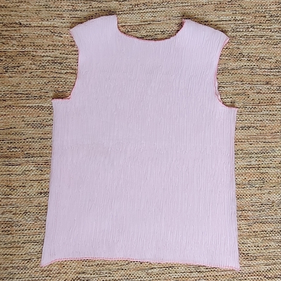 VINTAGE Pleated Tank Top | size MEDIUM - Picture 7 of 7